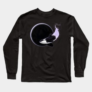 Orca in Space Long Sleeve T-Shirt